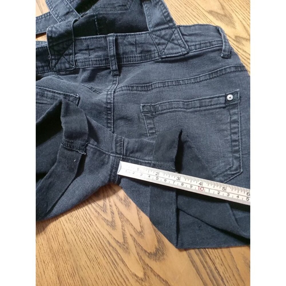 WALLFLOWER SHORTALLS Jeans Womens XS BLACK Preowned  Denim Shorts - Picture 8 of 8